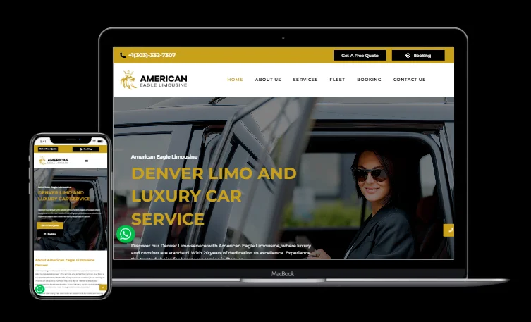 Limousine service website rebuilt to support Denver client targeting