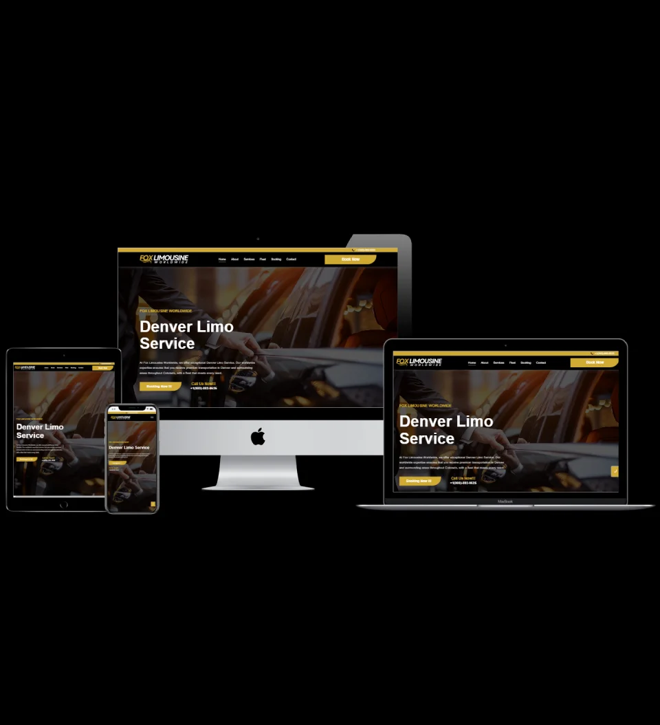 Technical limousine website upgrade for Fox Limousine