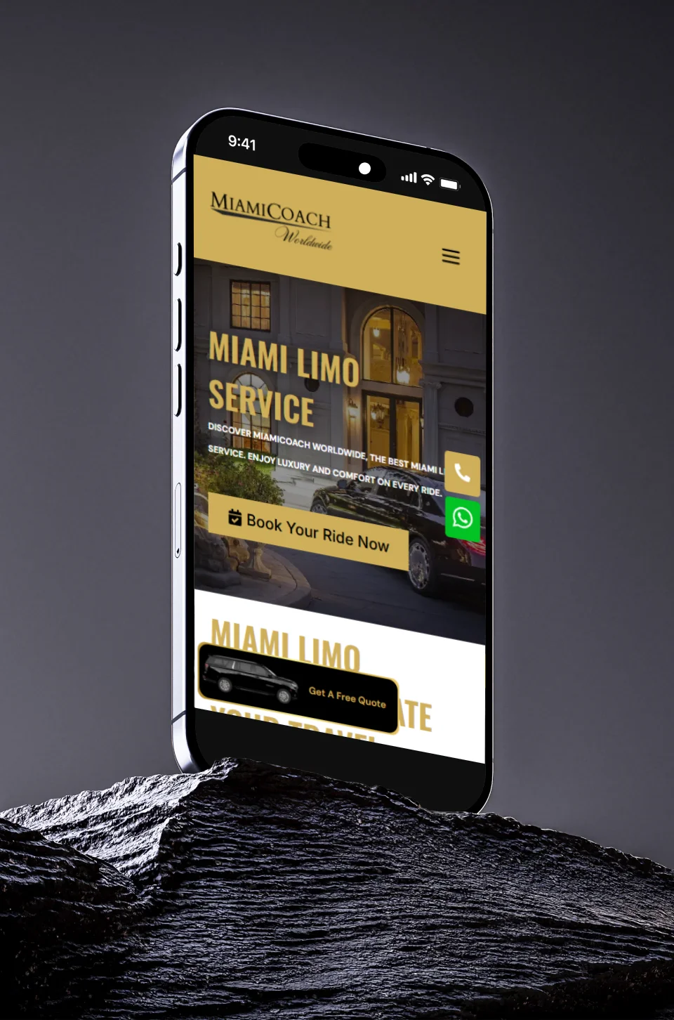 Beedigital seo limousine company strategy for Miami visibility